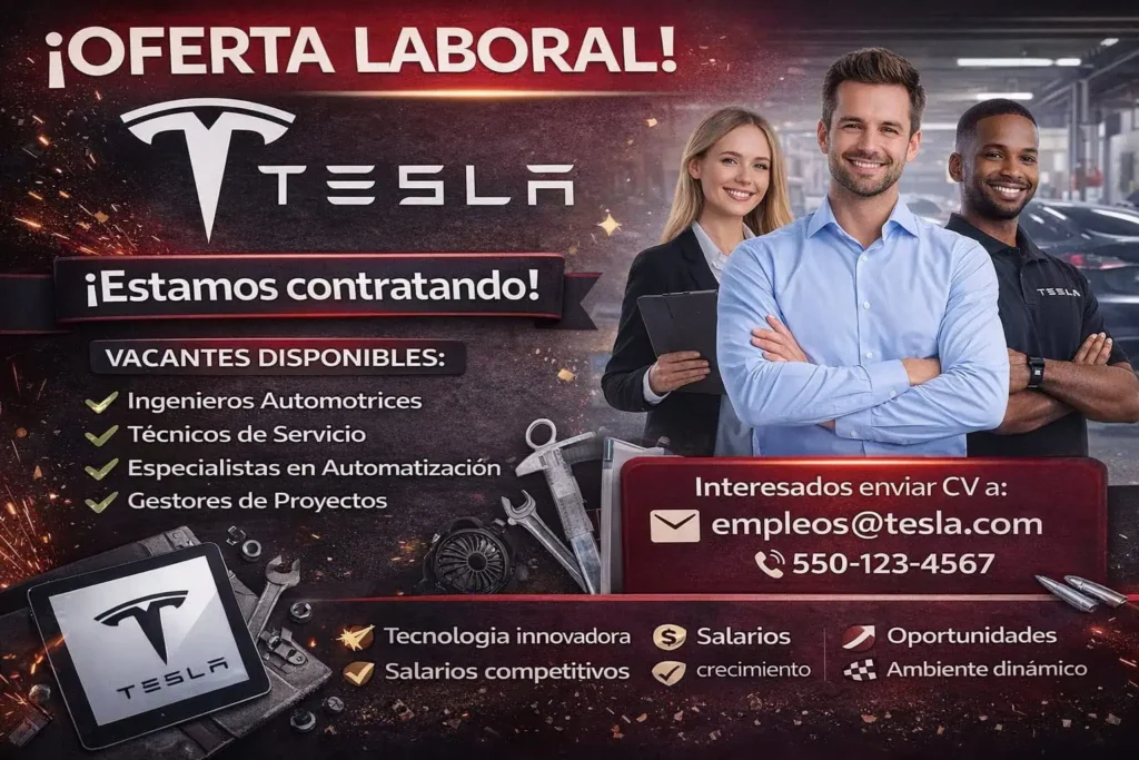 Trabaja en Tesla México 2026
