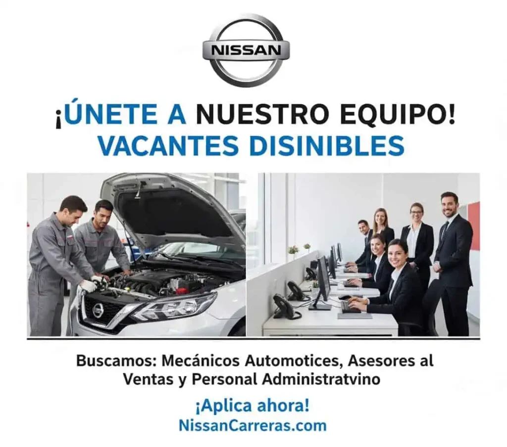 Trabajar en Nissan 2026
