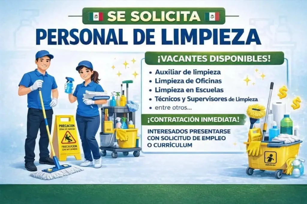 Trabajo de Limpieza en México 2026